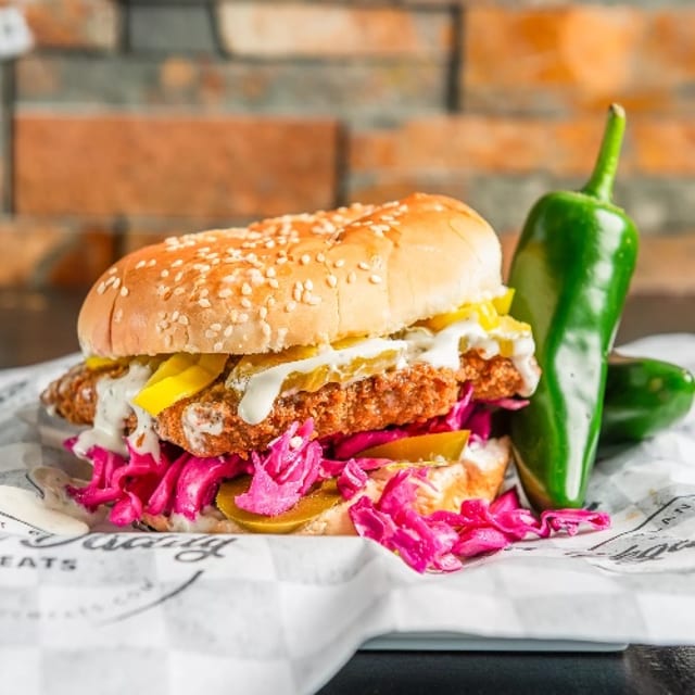 Pickled Chik'n Sandwich.
