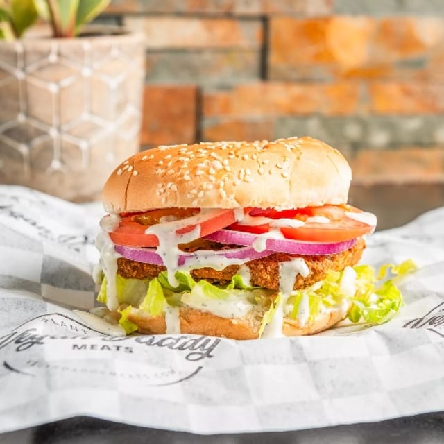 Chik'n Ranch Sandwich.